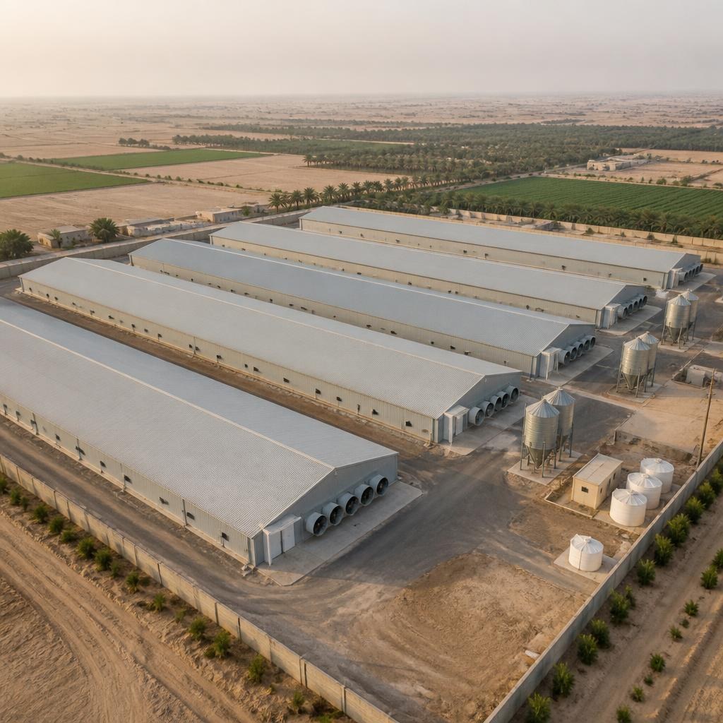الهناجر والمستودعات وهناجر الدواجن